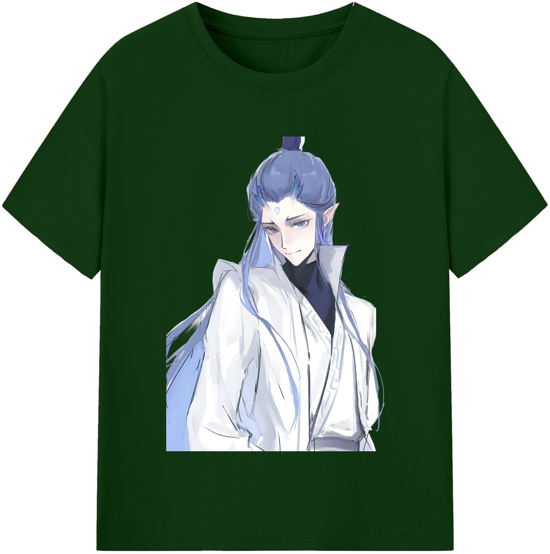 （画像用） Ne Zha 2 ナタ 魔童の大暴れ 綿100％半袖Tシャツ（フロントプリント）